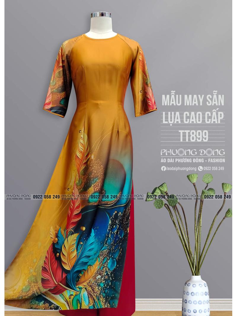Áo Dài Truyền Thống Lụa Cao Cấp TT899